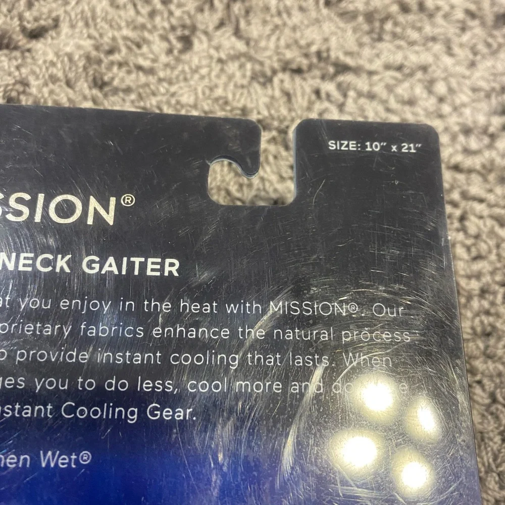 Mission Cooling Neck Gaiter - Blue